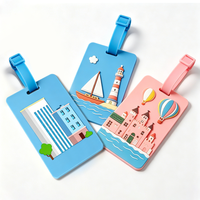 Étiquettes de bagages personnalisées en PVC, cadeaux de mariage, étiquettes de bagages de voyage personnalisées, souvenirs d'entreprise, étiquettes de sacs cadeaux avec logo