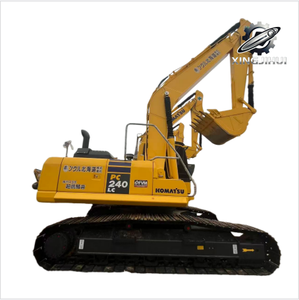 Excavatrice Komatsu PC240 de 24 tonnes, d'occasion, de marque japonaise, moteur Cummins, excavatrice sur chenilles, d'occasion, provenant du Japon. - Product Image 1