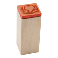 Vente chaude forme animale timbres en bois fabrication de cartes bricolage artisanat enfants jouet timbres en bois pour les étudiants