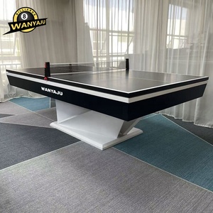 Mesas de <span class=keywords><strong>Billar</strong></span> Profesionales de Lujo Modernas de Madera Maciza con Superficie de Mármol de <span class=keywords><strong>7</strong></span>, 8 y 9 <span class=keywords><strong>Pies</strong></span>, con Tablero para Comedor y Tablero para Tenis de Mesa - Product Image 6