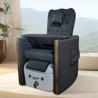 Prix d'usine chaises de pédicure Offre Spéciale luxe sans plomberie pédicure lumière surf fonction pied Spa chaises bassin en céramique