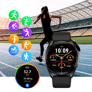 Montre intelligente de fitness s237 avec logo personnalisé, suivi de la fréquence cardiaque, montre intelligente de sport pour hommes à 100 + - Product Image 4