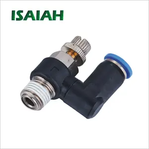 Hot Sale High Quality Pneumatic Component Throttle Valve Free Spin Flow Speed Control Valve
