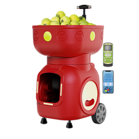Lanceur de balles de tennis automatique intelligent portable sans fil pour l'entraînement en gros