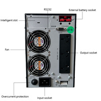Onduleur monophasé en ligne de type tour 3 kVA/2,4 kW avec batterie au plomb intégrée pour usage domestique et petites salles informatiques
