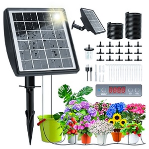 Sistema de Riego Inteligente de Plástico con Energía Solar, Llave de Riego Temporizada, Aspersor para Flores, Herramienta de Riego Premium - Product Image 1