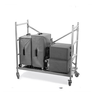 Plateforme d'échafaudage mobile pliable en aluminium avec freins, chariots à roulettes, échafaudage de construction portable, établi et <span class=keywords><strong>plateau</strong></span> à outils - Product Image 2
