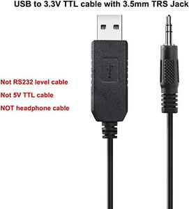 Câble d'adaptateur USB TTL à 3.5mm, Audio stéréo, puce FT232RL, Signal winws 10/<span class=keywords><strong>8</strong></span>/7/XP Vista, 6 pieds, noir, 3.3V - Product Image 4