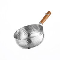 Multifunktions-Edelstahl Nudeln im japanischen Stil, die dampf enden Milch topf kochen Schnee wanne Induktion sherd mit Glas deckel