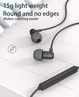 Earbud olahraga USB Tipe C Digital, headphone musik dengan isolasi kebisingan suara murni Stereo USB C