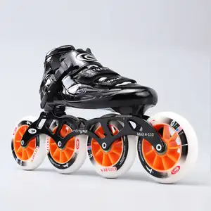 Patins novos velocidade inline, patins de velocidade inline elegantes e profissionais