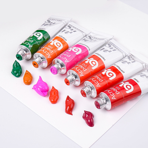 Ensemble de <span class=keywords><strong>peinture</strong></span> <span class=keywords><strong>acrylique</strong></span> 24 couleurs 12ml de haute qualité <span class=keywords><strong>avec</strong></span> pinceau, palette incluse pour <span class=keywords><strong>peinture</strong></span> sur <span class=keywords><strong>verre</strong></span> et toile - Product Image 5