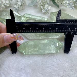 치유를위한 녹색 석영 크리스탈 포인트 타워 DT Prasiolite 녹색 자수정 - Product Image 2