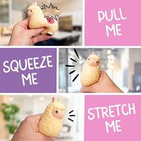 Jouet anti-stress Calma Llama - Balles anti-stress en plastique, jouets sensoriels pour adultes et adolescents |   Accessoire de bureau unisexe mignon