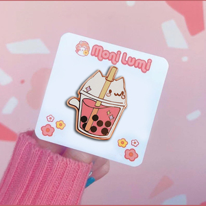 Pin de Esmalte Suave de Alta Calidad con Diseño Personalizado de Té de Burbujas, Café y Bebidas del Desierto, con Caja de Regalo - Product Image 4
