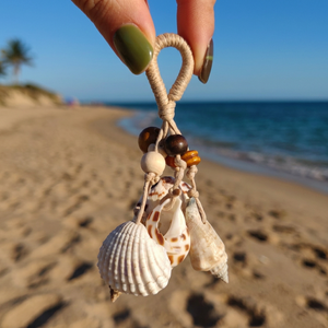 Wholesale Natural <b>Shell</b> Wind Chime Handmade Seashell Pendant Rope Hanging <b>Ornament</b> for Travel Home Decor Gift Coastal Decoration - Product Image 3