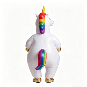 Disfraz Inflable de Unicornio de Cuerpo Completo Personalizado de Fábrica, Disfraz de Mascota de Tela Impermeable para Adultos, Cosplay para Fiestas - Product Image 3