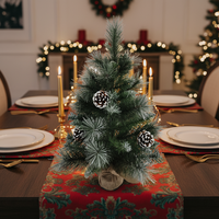 Hochwertiger Umweltfreundlicher Mini-Tisch-Fichten-Kunstweihnachtsbaum Personalisierte Heim-Feiertagsdekoration für Partys