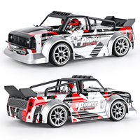 Voiture de course RC 4x4 haute vitesse 1/16 30 km/h avec câble USB - Télécommande 4 canaux prête à l'emploi pour les 5 ans et plus
