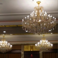 Lustre en cristal JYLIGHTING pour banquet, lustre en cristal pour mariage, lustre suspendu sur mesure, luminaire suspendu au plafond sur mesure