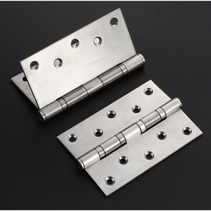 Bisagras de acero inoxidable Rideley de 5 pulgadas, 6 orificios, giro de 180 grados para puertas de madera y hierro - Product Image 1