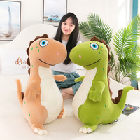 Kustom besar lucu Tyrannosaurus Rex dinosaurus mainan mewah PP kapas diisi bantal tidur kain boneka hadiah ulang tahun penghilang stres