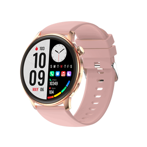 Montre connectée pour <span class=keywords><strong>femme</strong></span>, design fin, étanche, écran tactile, suivi du rythme cardiaque, <span class=keywords><strong>cycle</strong></span> <span class=keywords><strong>menstruel</strong></span>, IP68, répondre aux appels, montre intelligente - Product Image 4