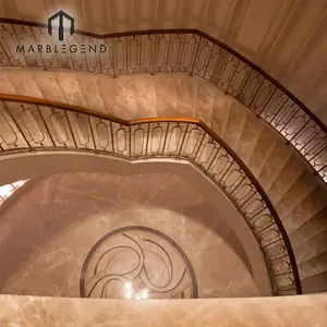 Villa di Formato Personalizzato Moderno Spirale di Marmo Gran Scala Prezzo