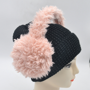 Наушники зимние теплые с мультяшным рисунком - Product Image 5