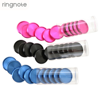 Disques métalliques RINGNOTE 38 mm (1,5 pouce) – Lot de 100 disques en aluminium pour reliure à feuilles mobiles, carnets à couverture rigide, albums et agendas Mushroom