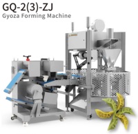 Mesin Pembuat Pangsit Otomatis Peralatan Pembuat Gyoza GQ-2-ZJ 160 Pcs/Menit Mesin Pembentuk Komponen Inti PLC Garansi 1 Tahun