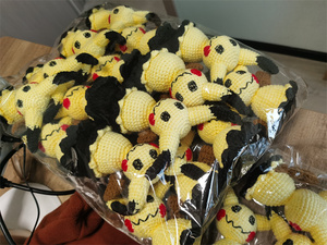 2024 pokemen Amigurumi gengar ma Halloween móc búp bê móc trang trí móc mimikyu Amigurumi đồ chơi - Product Image 4