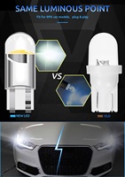 KEVANLY COB LED Auto T10 W5W WY5W 168 501 Nouvelle ampoule de plaque d'immatriculation de voiture, lumière de stationnement, lumière latérale de porte, ampoule d'instrument
