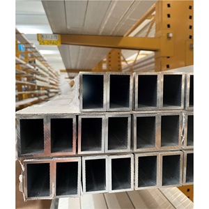 Estruso grezzo alluminio rettangolare dimensioni 20x10x1,5 200X100X4มม. lunghezza 6000มม. realizzato Lega 6060 T5 Quadrato - Product Image 4