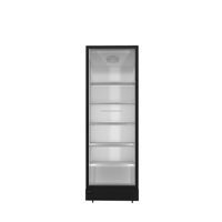 Oferta Caliente al por Mayor: Enfriador Vertical CE 400L con Puerta de Vidrio Única, Enfriamiento Dinámico por Ventilador, R290, 0~10°C ℃   Enfriador de Bebidas para Tienda