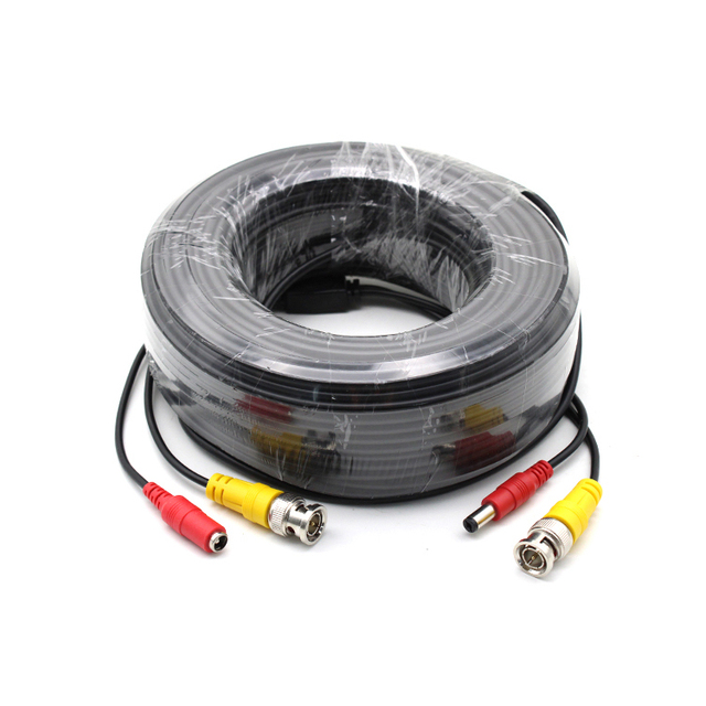 Cantell Cheap analog BNC to DC video camera cable(Not 1080P) AHD CVI TVI 2MP BNC and dc video and power cable for cctv camera