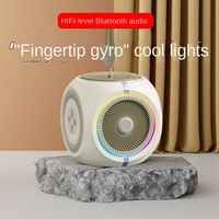 Nouveau Internet célébrité Portable haut-parleur en plastique doigt rotatif Gyro coloré décompression artefact