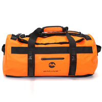 Sac de voyage étanche en PVC robuste de 30L, 60L, 90L, grande capacité, sac à dos étanche avec fermeture éclair pour moto, camping, kayak