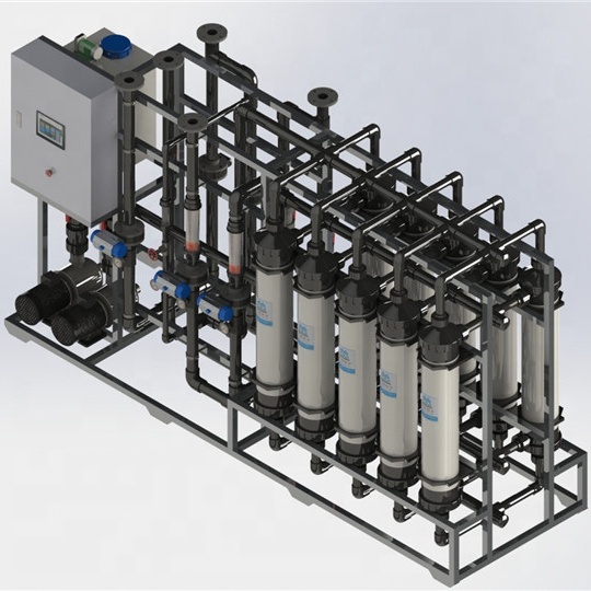 Uf Water Purification System 20m3ph Ultra Filtration System Ultrafiltration Water Purifying Machine Industrial Water Purifier