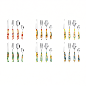 Set di Posate in Acciaio Inossidabile La Via Della Seta Excelsa 24 Pezzi Multicolore - Product Image 3