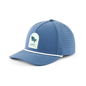לוגו רקום מותאם אישית כובעי גולף כובע בייסבול רשת 5 פאנל כובע חבל איכות כובעי ספורט ממותגים לגברים כיסוי ראש וייטנאם