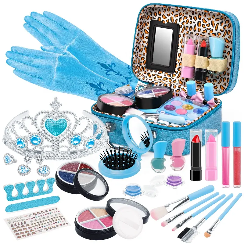 Großhandel Eis und Schnee Make-up-Tasche Kinder Make-up-Sets für Mädchen Make-up-Kit Mädchen Spielzeug