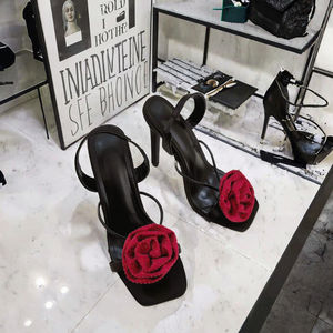 Zapatos de Tacón Alto con Plataforma y Diamantes para Mujer, Moda de Verano, Colección Primavera/Verano - Product Image 3