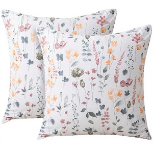 Housse de coussin carrée en coton 100% tricoté uni pour usage domestique, 40x40cm/16x16 pouces, impression par sublimation personnalisable, OEM - Product Image 2