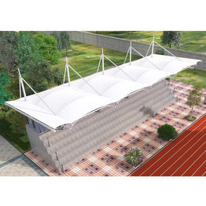 Tente de protection solaire et imperméable pour gradins de stades et terrains de sport, conception personnalisée en usine - Product Image 1
