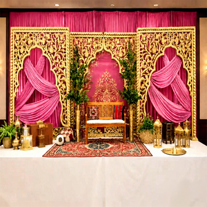 แผงโค้งมหราบสไตล์พระราชวังมุกุฎเกลางสำหรับงานแต่งงานแบบอิสลาม - Product Image 1