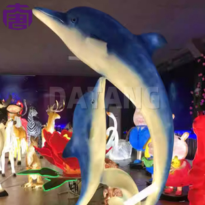 Lumière décorative LED en forme de dauphin pour l'extérieur, créant une ambiance de bord de mer fantaisiste pour les parcs côtiers et les zones touristiques nocturnes - Product Image 5