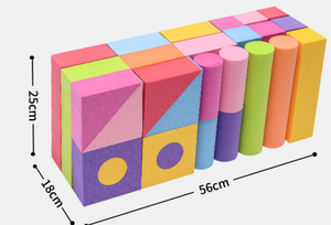 Tự làm quy mô 1:8 lớn lâu đài EVA mềm bọt xốp khối xây dựng cho 3-4-5 tuổi cho giáo dục mầm non - Product Image 6