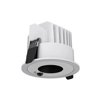 Ecolux CE ETL SAA LED Sensor Downlight Corridor Anti Glare Spotlight Project Recessed Narrow-Edge Aluminum COB Down Light