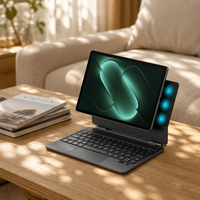 Clavier Magique Ultra-Fin avec Trackpad et Rétroéclairage RGB pour Xiaomi Pad 9 11.2" - Vente Directe